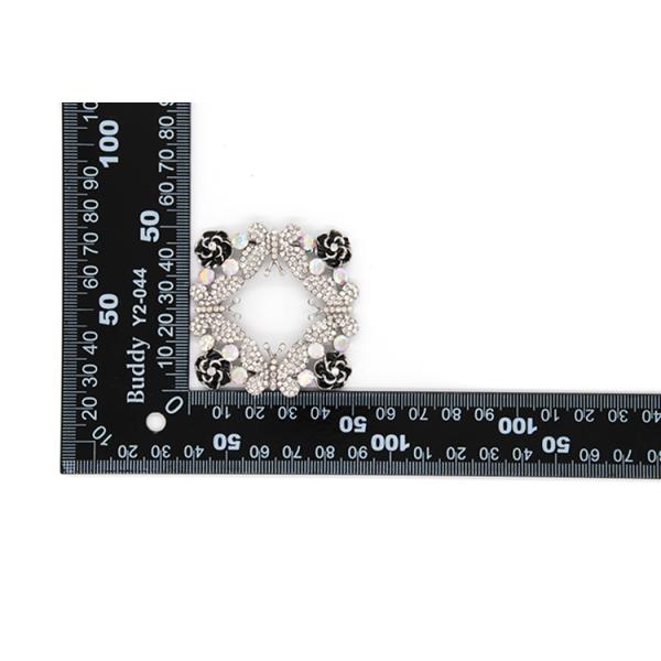 2026 Wedding shoe buckle Customized Charming Crystal Decorative Shoe Clips And Charms 60*45mm