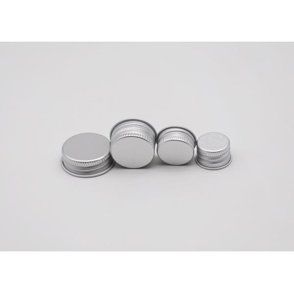 couvercle à visser en plastique en aluminium argenté de 20mm pour des bouteilles de pilule