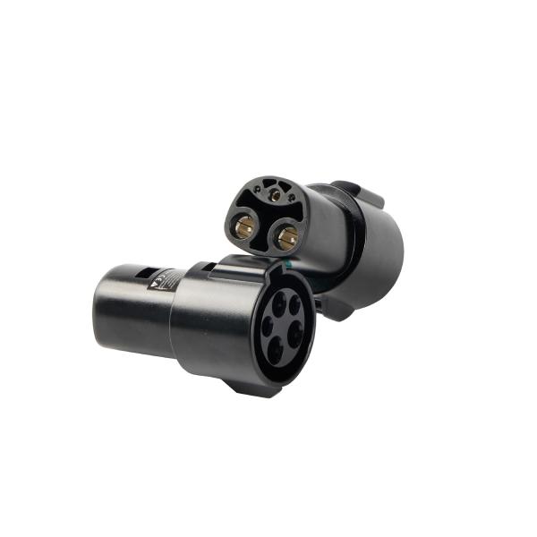 Tipo 1 Para Adaptador Tesla 60A Tesla Para J1772 Adaptador EV Para Veículo Elétrico de Nova Energia Adaptador de Carregamento de Carro Tesla