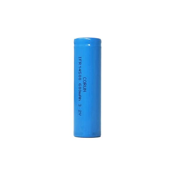 IFR14500 3.2V 600mAh Rechargeable LiFePo4 Battery Grade AAA