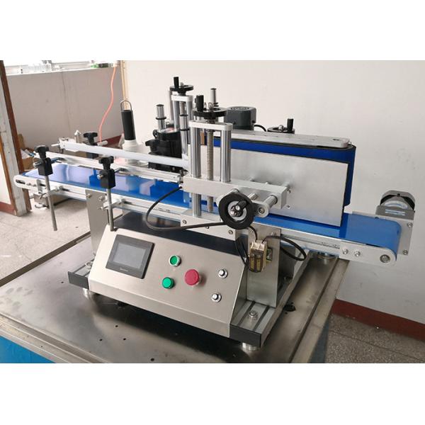 Small Scale Label Applicator Machine / Bottle Sticker Labeling Machine