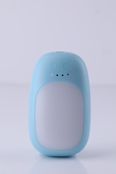 5200mAh Rechargeable Hand Warmer Power Bank 3.7V LED Light Therapy