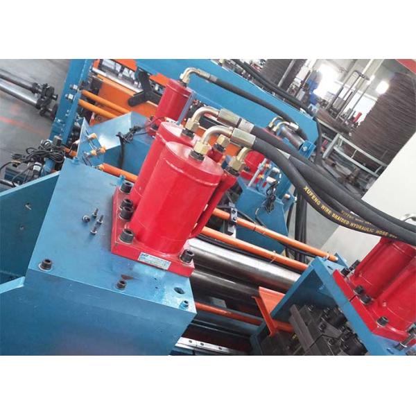 1.0 - 2.5 Mm Cable Tray Punching Machine 18 Forming Stations Steel Material