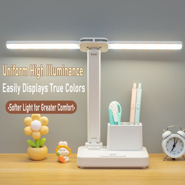Type-C Chargeable Desk Lamp Offering 800mAh Battery Workspace Illumination