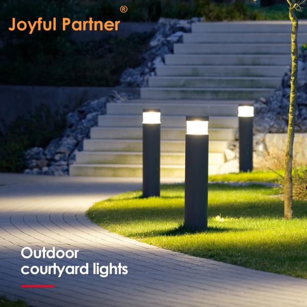Waterproof LED Bollard Lawn Lighting Aluminum Bridgelux LED 10W H800MM For Outdoor Decoration