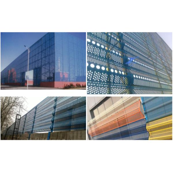 листы двойного пикового Windbreak ширины 500mm стальные пефорированные для строительных материалов