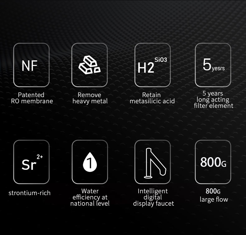 800gpd Reverse Osmosis Water Treatment System 5 Stage Mineral Water Purifier For Home