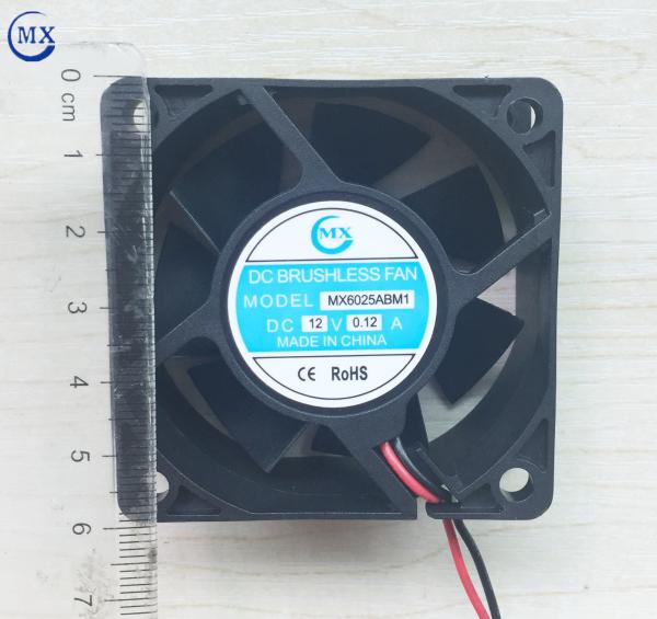 2.34 Inch dc brushless motor Equipment Cooling Fans 12v / 24v 60mm X 25mm sleeve / ball bearing