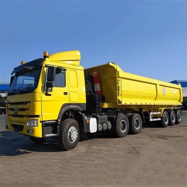 Tri Axle 38 Ton 40CBM 45Cubic Tipper Dumper Semi Trailer for Sale In Nigeria