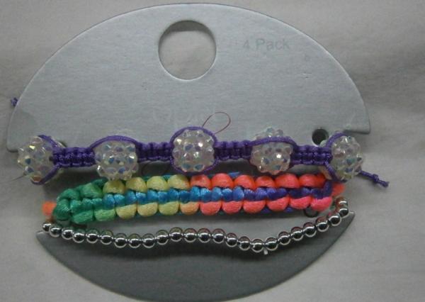 kid's colourful bracelet pack