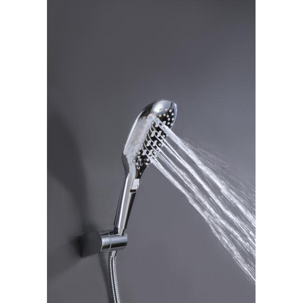 Modern Design Style Shower Faucet Bathroom Shower Set with Exposed B S Faucet Feature