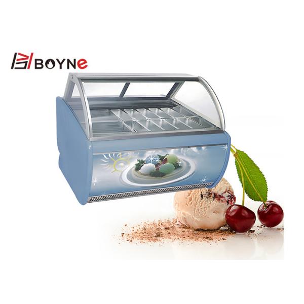 Commercial Snack Shop Ice Cream Display Showcase