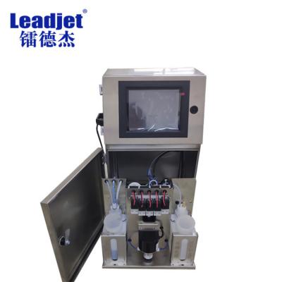 1-4 linhas fabricantes de Expiry Date Printer da impressora a jato de tinta de Leadjet com o tanque aberto da tinta