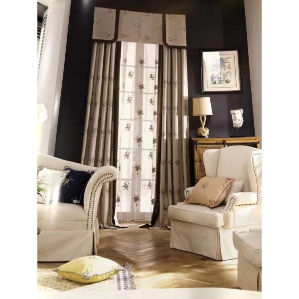 Hollowed White Cotton Lace Embroidery Muslin Curtains Blackout Window Hotels Hospitals