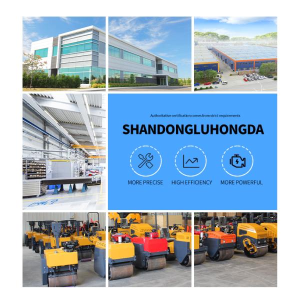 Construction Machinery Manufacturer Double Drum Roller Compactor Vibratory Hydraulic Diesel Small Asphalt Roller Machine
