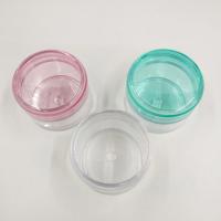 2g 3g 5g Amostra cosmética recipiente vazio plástico transparente frascos cosméticos com tampa