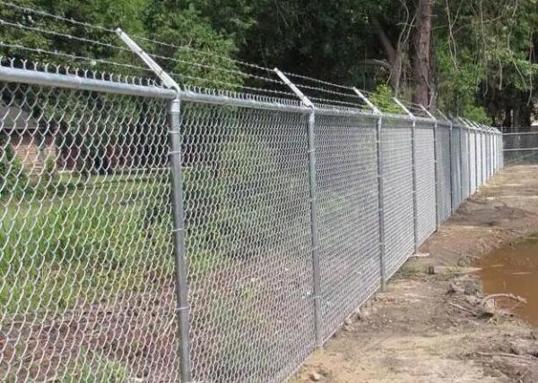 Black Pvc Coated 5 Foot Steel Chain Link Fencing Lightweight