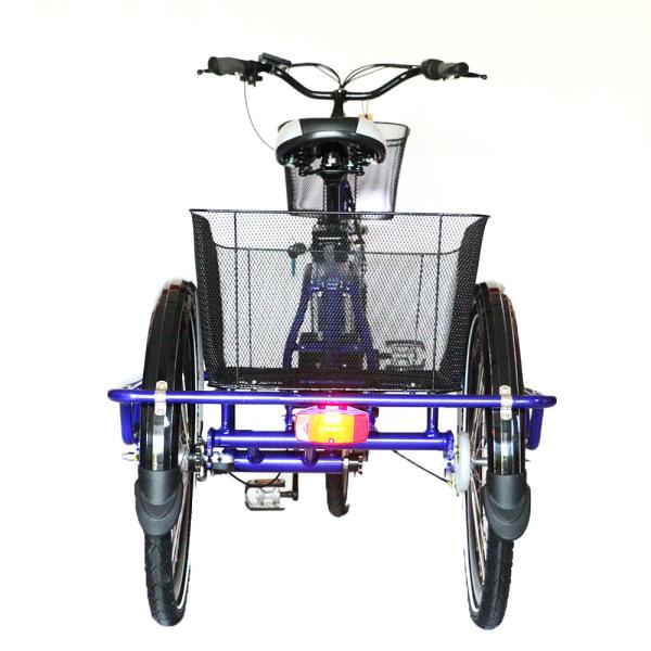 36V 10Ah Lithium Battery 3 Wheel Electric Tricycle Foldable Electric Trike For Adults
