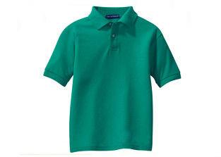 Bright Colored Custom Cotton Polo Shirts Short Sleeve With Personalized Printing