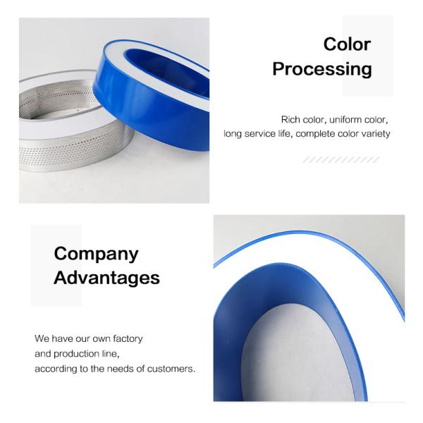 Цвета крышки отделки ядра цвета письма канала в 33,3 метра стального голубого резиновые уравновешивают крышку катушки