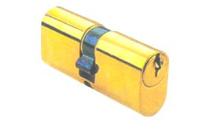 HRB40 Brass Lock Cylinder Euro Profile Oval Lock Cylinder 2.2mm Key Thickness