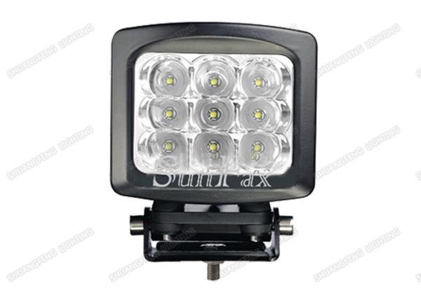 Black / White 90W Car LED Work Light , Off Road Flood Lights For 4x4 Tractor