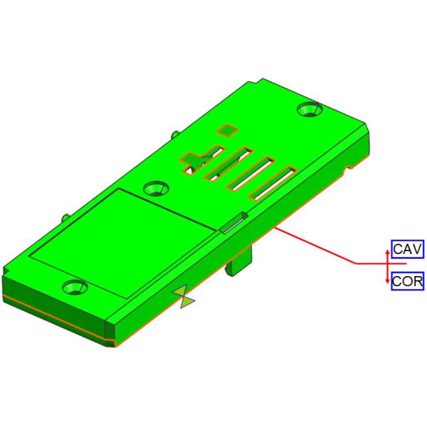 Hot Runner Two Shot Injection Molding SG1643 till SG1647 Electronic Cover PC Material