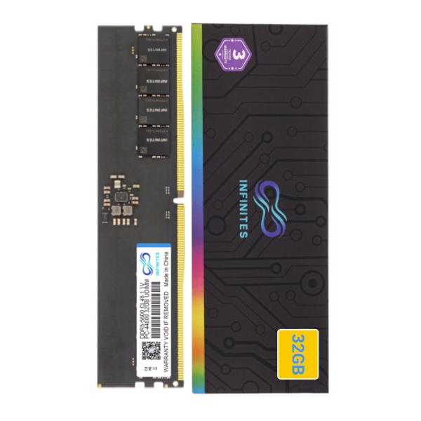 非ECC 32GB 5600MHz DDR5 メモリモジュール U-DIMM デクトップコンピュータ用