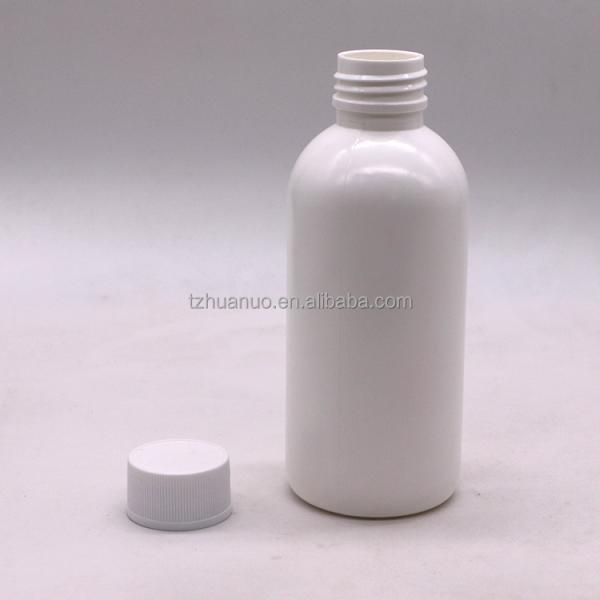 Etiquetas personalizadas Botella de líquido oral vacío de 200 ml HDPE para jarabe y enjuague bucal