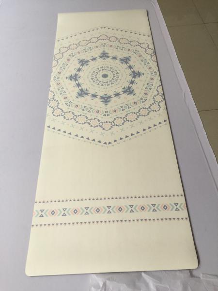 Ningbo Virson   high quality eco friendly PU TPE custom screen printing exercies yoga mat