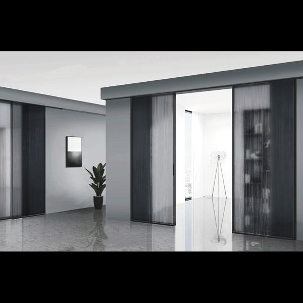 Glass Aluminum Alloy Doors Sound Insulation Aluminum Security Door