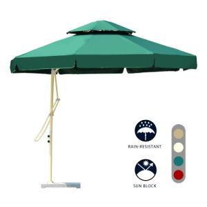 San-19 Design Outdoor Patio Garden Umbrellas in Red Color