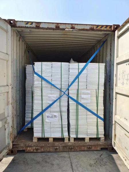 Coated Food Grade Silicon Baking Parchment Paper Large With Waterproof Coating