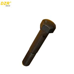 High Strength Black Hex Head Bolts No.3t8580 Hot Punch For Excavator Undercarria