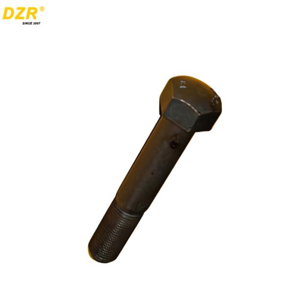 High Strength Black Hex Head Bolts No.3t8580 Hot Punch For Excavator Undercarriage Parts