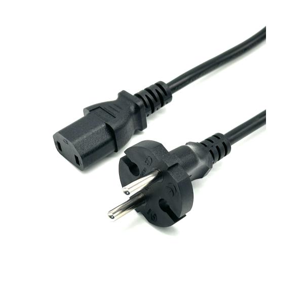 Customizable Color Extension Cords EU Power Cord VDE Standard 2 Pin 16A 250V