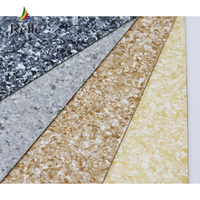 Plancher en plastique Relle de qualité hospitalière Linoleum homogène Vinyle PVC plancher Italie planche
