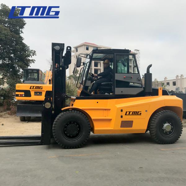 Factory Workshop Diesel Forklift Truck 15 Ton Capacity 1800mm Fork Length