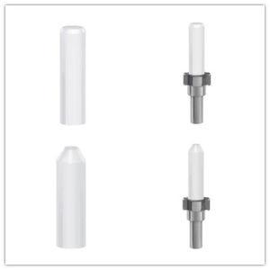 Loss Zirconia Ceramic Ferrules Fiber Optic System Components LC Ferrules 1.25mm SM