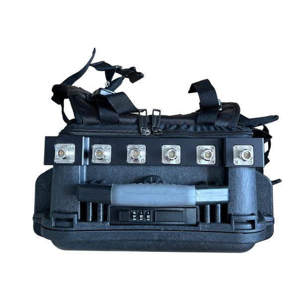 50-200W Drone Jammer Com 9dBi Antenna Gain Múltiplos modos de interferência Design leve