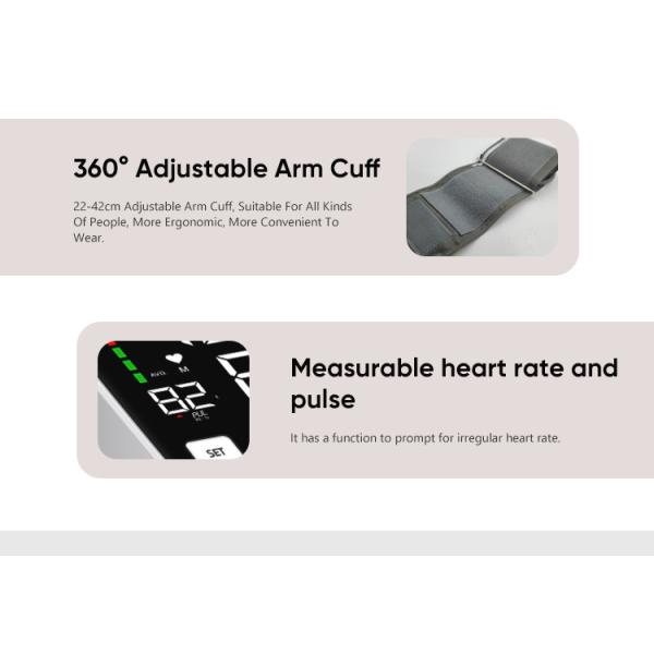 Автоматический метр манометра сфигмоманометра памяти монитора 2*120 кровяного давления руки цифров для измеряя давления