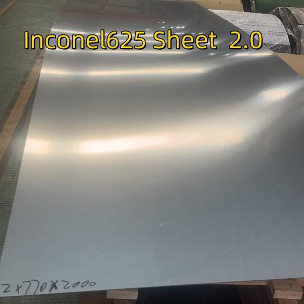 Capa de aleación de inconel 625 N06625 Placa de metal resistente a la corrosión