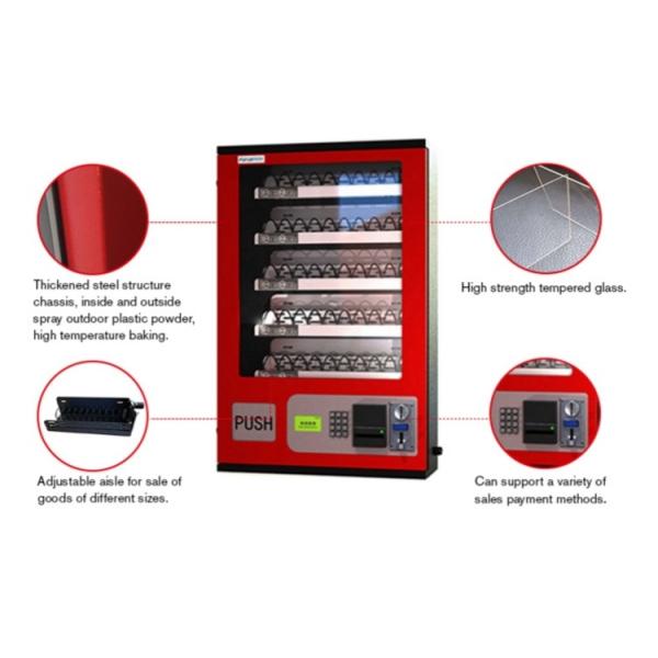 China Manufacturer Self Smart Cash Vending Machine For Foods And Drinks