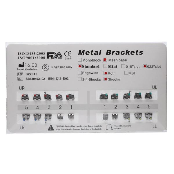 Popular Supply Mini Roth Bracket De Ortodoncia materiales dentales