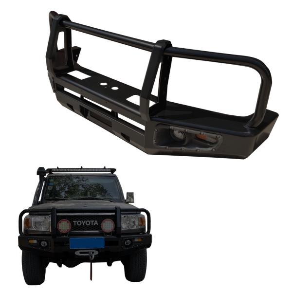 Powder Coat Front Bumper Cover Universal Bumper Bar for Toyota LC79 Car Body Kits