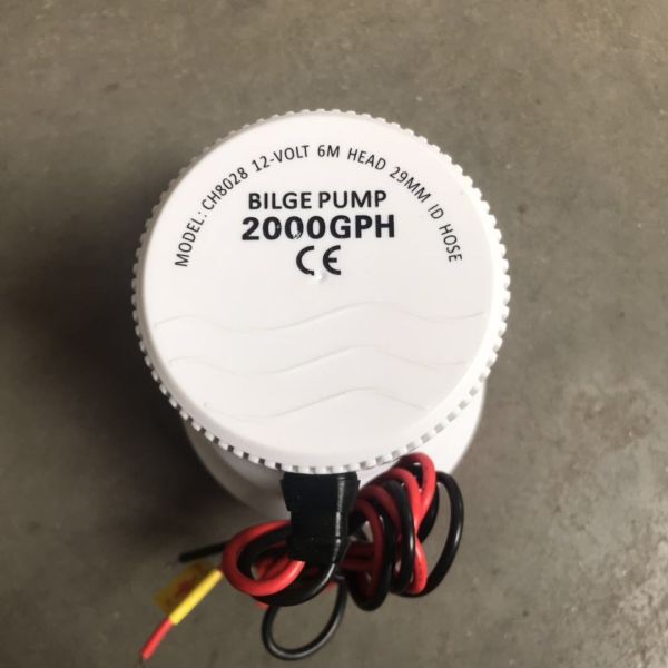 CY-808 Bilge Water Pump 12V 24V 1500GPH 2000GPH  Yacht Pump for Rv Marine
