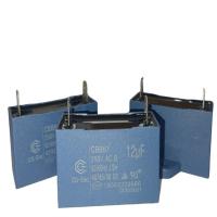 CBB61 250V 12mfd S3 Conditionneur de ventilateur condensateur avec triangle en plastique avec trou de localisation