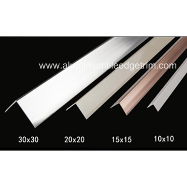 Sleek Anodized Aluminium Corner Guard Wall Tile Corner Trim 90 Degree Angle