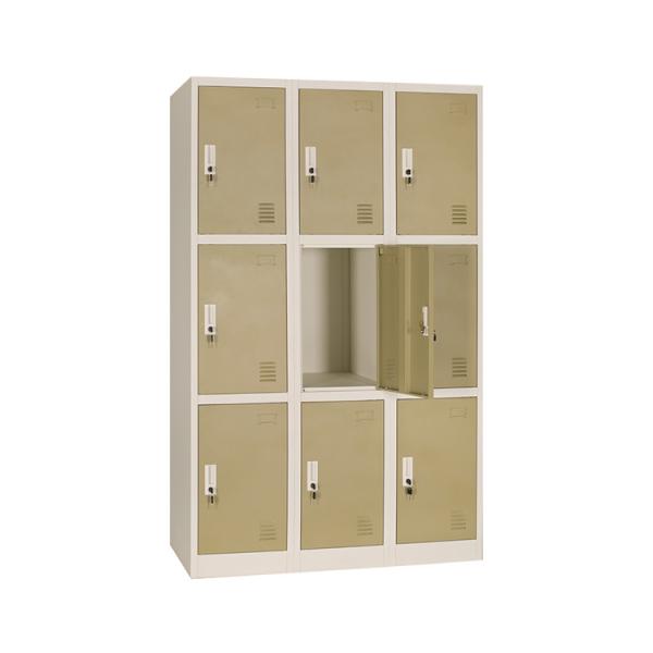 Armário dos cacifos do metal da grande capacidade com mobiliário de escritório Lockable de nove portas