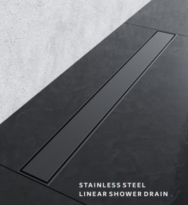 Linear Type Gray Shower Drains DIA 50mm Black Linear Drain